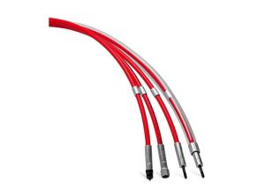 Quality DIN EN1829-2 400MPa High Pressure Water Jet Hose Red Color ID 4.8mm wholesale