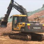 Used VOLVO EC220D Crawler Excavator 22 Ton Hydraulic Digger Engineering