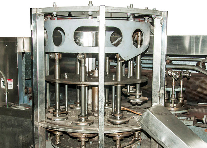 Automatic Sugar Cone Production Line , 380V Ice Cream Cone Baking Machine With Double Layered Panel Door