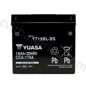 Quality Powersport Yuasa YT19BL-BS Motorcycle Gel Motorcycle Battery AGM Replacement 12V 17.7Ah wholesale