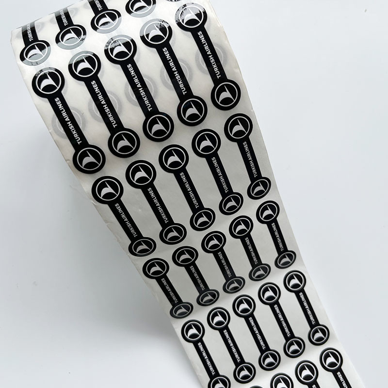 UV Resist Waterproof PVC Self Adhesive Label Split Back Printed Logo Die Cut Vinyl Sticker