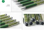 2014 Hot! Crystal pens - metal ball pen -green color