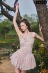 New fashion Wedding Dress Bridal Dress Fabric Beaded lace with sequins Austria