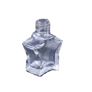 Quality Clear Nail Polish Brush 3ML Star Glass Bottle wholesale