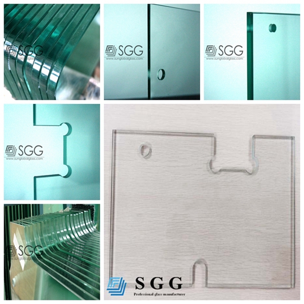 Top quality 6mm grey tempered glass