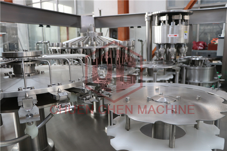 Fully Automatic High Speed Water Bottle Filling And Bottling Machine PLC Control