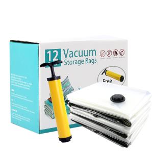 Quality Blue 80cmx100cm Travel Vacuum Suction Storage Bags wholesale