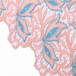 F50252 51-52" width customizable embroidery african cord lace fabric 5 yard for