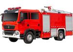 Sinotruk HOWO 8t Water Foam Fire Fighting Truck Specialized Vehicle China