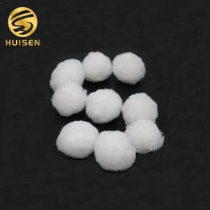 Quality 40 - 50mm Polyester Pool Filter Ball Filtration / Poly Balls Filter Media wholesale