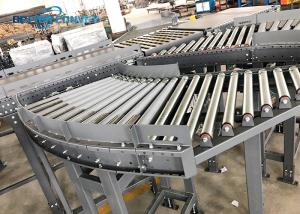 Quality Galvanized Steel Heat Resistant Gravity Flexible Roller Conveyor wholesale