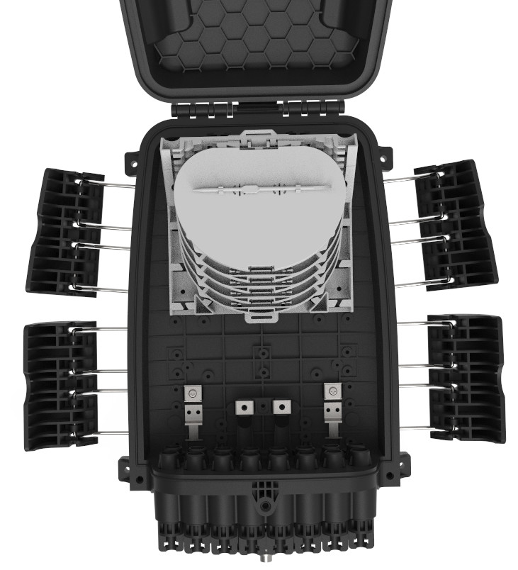 Optical Fiber Distribution Box GFS-16Q-4 IP68 108F 378*255*116mm 16 household aerial/wall/pole -mounted
