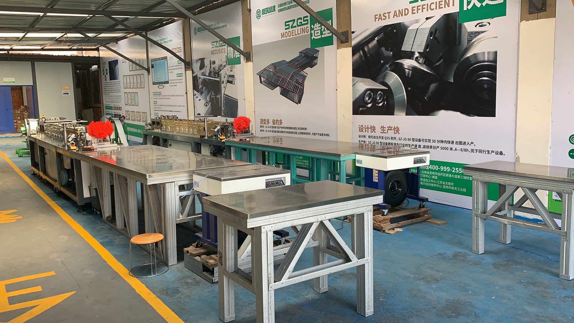 Factory Price Galvanized Light Steel Villa House Rolling Making Machine with ISO/CE/SGS