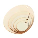 Chips Hanging 60mm Unfinished Wood Crafts Blank Wooden Blocks