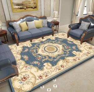 Quality Plant And Flower Pashmina Sofa Bedroom And Living Room Floor Carpets wholesale
