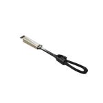 FTTH Nylon and Metal Flat Optical Plastic Fiber Optic Drop Cable Black Fiber