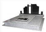 Grey Granite Memorial Headstones Above 90 Degree Polished Surface