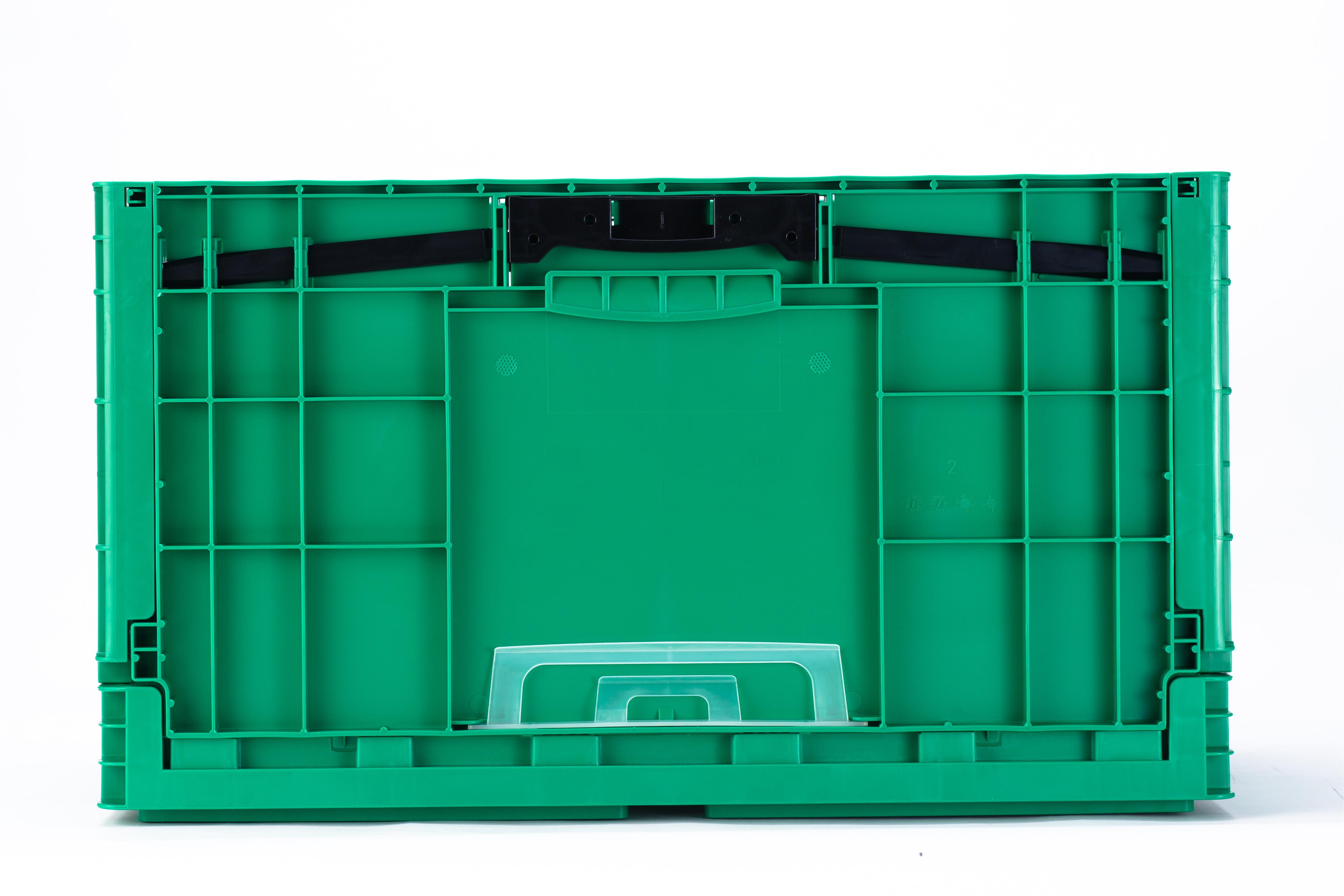 Eco-Friendly PP Crates for Equipment Logistic Foldable Solid Box Plastic Moving Containers