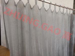 Quality Height 4.5m Width 25m Electric Drive Unit Special Ring Mesh Closure In Stainless Steel wholesale