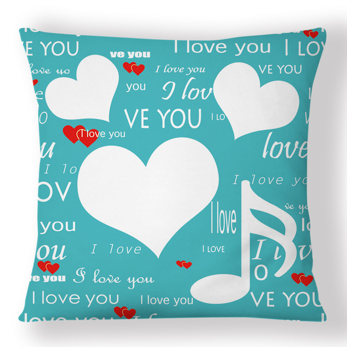 Custom Sublimation Printable Pillow Cover For Lovers