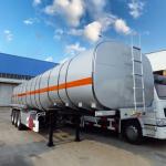 3 Axles 45000L 29t Aluminum Tanker Trailers For Sale
