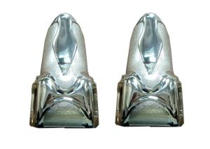 Quality Silver Plastic Funeral Coffin Fitting Casket Corner With PP Material wholesale