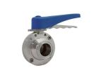 Manual Control 3A ASME BPE FDA Sanitary Butterfly Valves