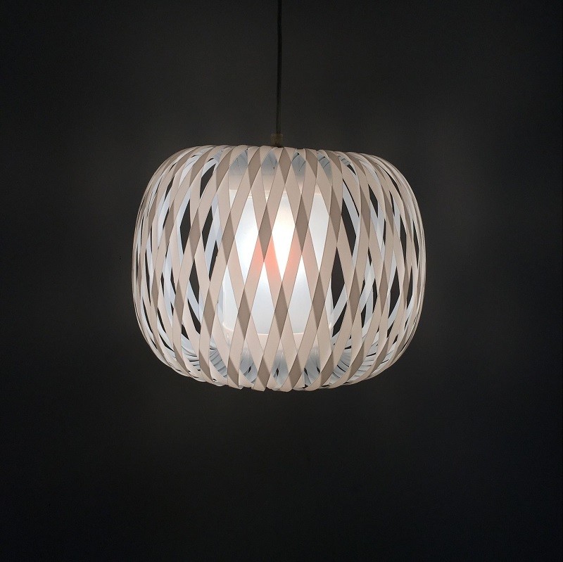 Grey Polypropylene Lampshade 300*200MM Pendant 220v Night Light