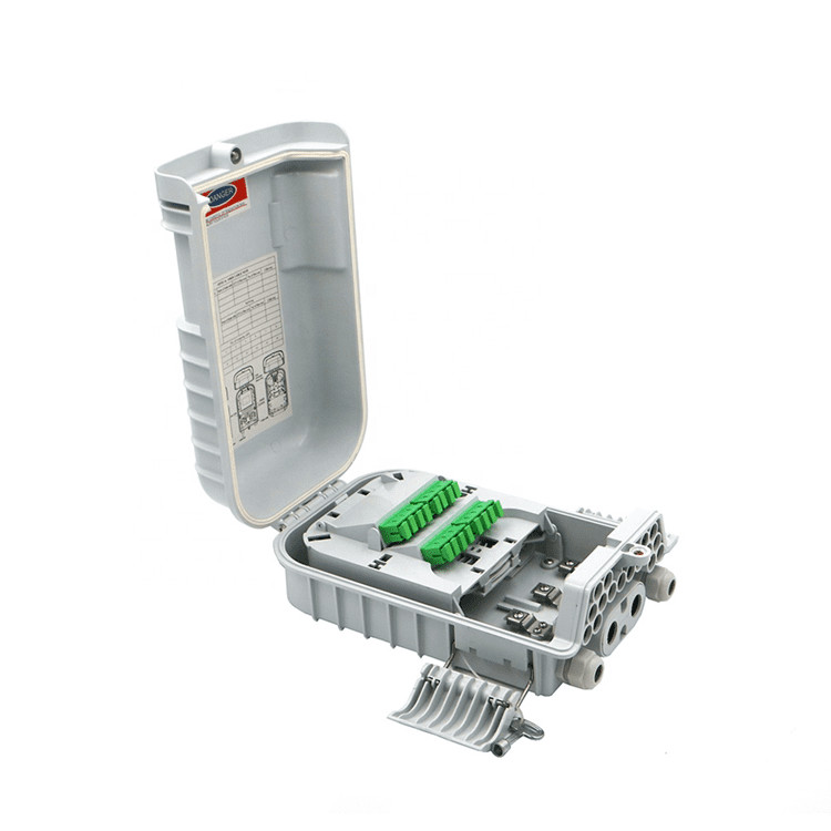 FTTx 1x8 PLC Fiber Optic Splitter Box Distribution IP68 16Cores