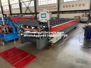 Quality 380v 3 Phase 50hz Roofing Sheet Roll Forming Machine For Thickness 0.3-0.8mm wholesale