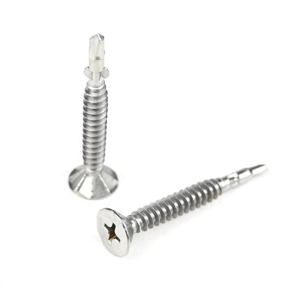 Yellow Stainless Steel Phillips Countersunk Flat Head Metal Self Drilling Screw