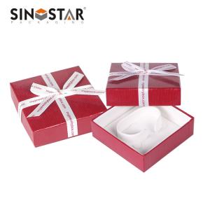 Quality OEM Accept Printed Paper Jewelry Box with Coated Paper and wholesale
