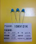 15KV 121K DC 120pF Varistors Ceramic Disc Capacitor For Printed Circuit Board
