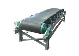 Quality EP100 Rubber Belt Pulley Driven Carry Idler Incline Conveyor Motorized wholesale