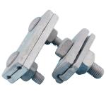 carbon steel Power Line Fittings hot forging HDG Surface Guy Wire Clamp