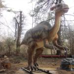 Theme Park Realistic Animatronic Dinosaur Parasaurolophus With Movement And