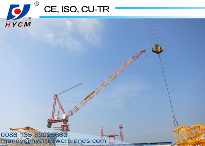 QTD63 Luffing Jib Tower Crane with 25m Boom and 6.0ton Max. Load