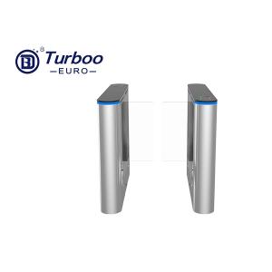 Quality Glass Speed Gate Turnstile Entrance Turnstile Gate Black Artificial Marble Turboo Euro wholesale