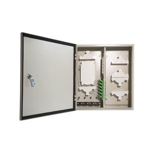 Quality 48 Cores Fiber Optic Wall Mount Termination Box Simplex SC / Duplex LC Type wholesale