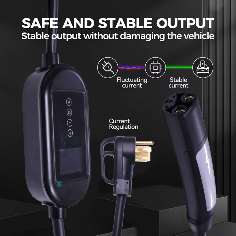 LCD Indicator Light EV Fast Charger for TSL Level 2 Energy Vehicles in Box Type
