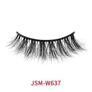 Quality Flexible Natural Looking False Eyelashes , Fine Fiber 3d Faux Lashes wholesale