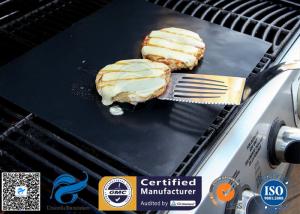 Quality PTFE BBQ Grill Mat / Non Stick Silicone Baking Mat 15.75x13&quot; 0.2mm wholesale
