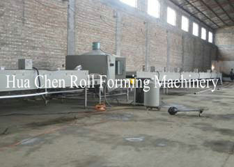 Stone Coated Metal Roofing Forming Machine Elegant Panasonic PLC