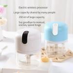 Kitchen Tool 2024 Mini Electric 250mL Garlic Ginger Masher for Sturdy Durable