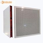 Customized Square Shape Marble Grian Aluminium Aluminum Honeycomb Wall Ceiling