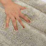 Washable Shaggy Rubber Backed Bath Mat For Bathroom