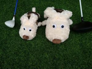 Quality golf head cover , dog head cover , animal head cover , plush head cover , driver head cover wholesale