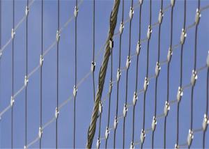 Quality Durable Architectural Stainless Steel Wire Mesh Knotted / Ferruled Shape wholesale
