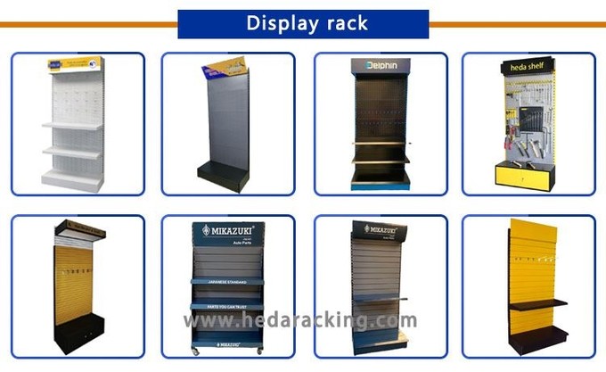 Battery Display Rack Metal Stand Electrostatic Spray