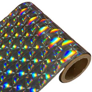 Quality Fashion 3D Lens Bopp Lamination Film Roll , Holographic BOPP Film wholesale